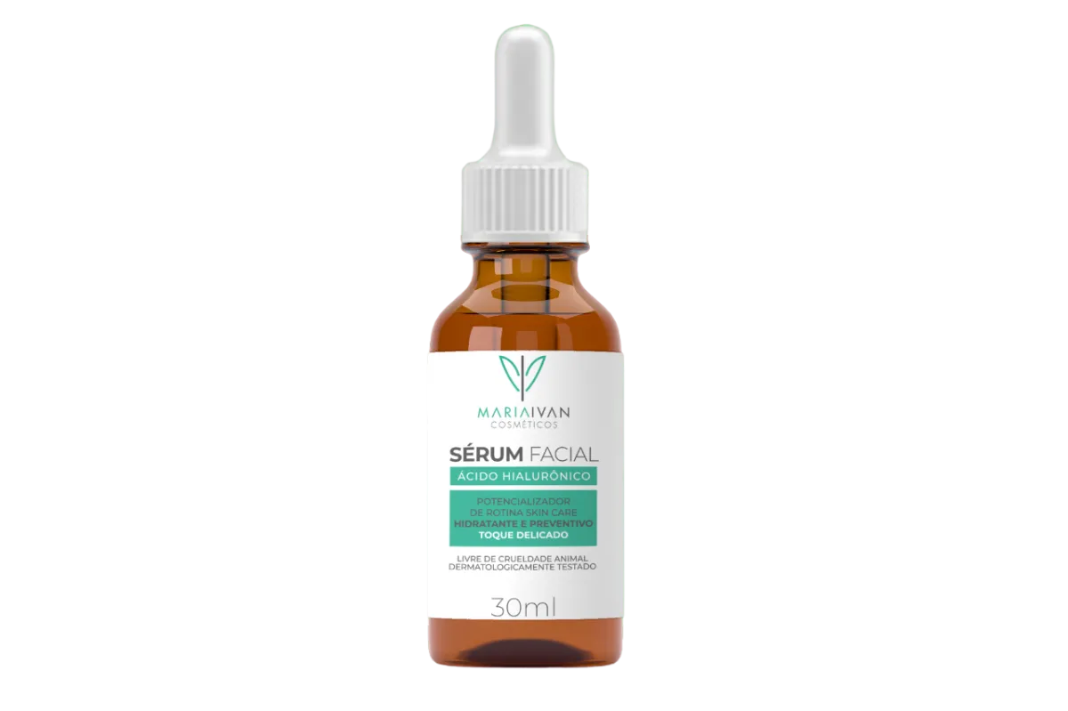 SÉRUM FACIAL COM ÁCIDO HIALURÔNICO 30ml