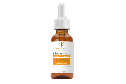 SÉRUM FACIAL COM VITAMINA C E RETINOL 30ml