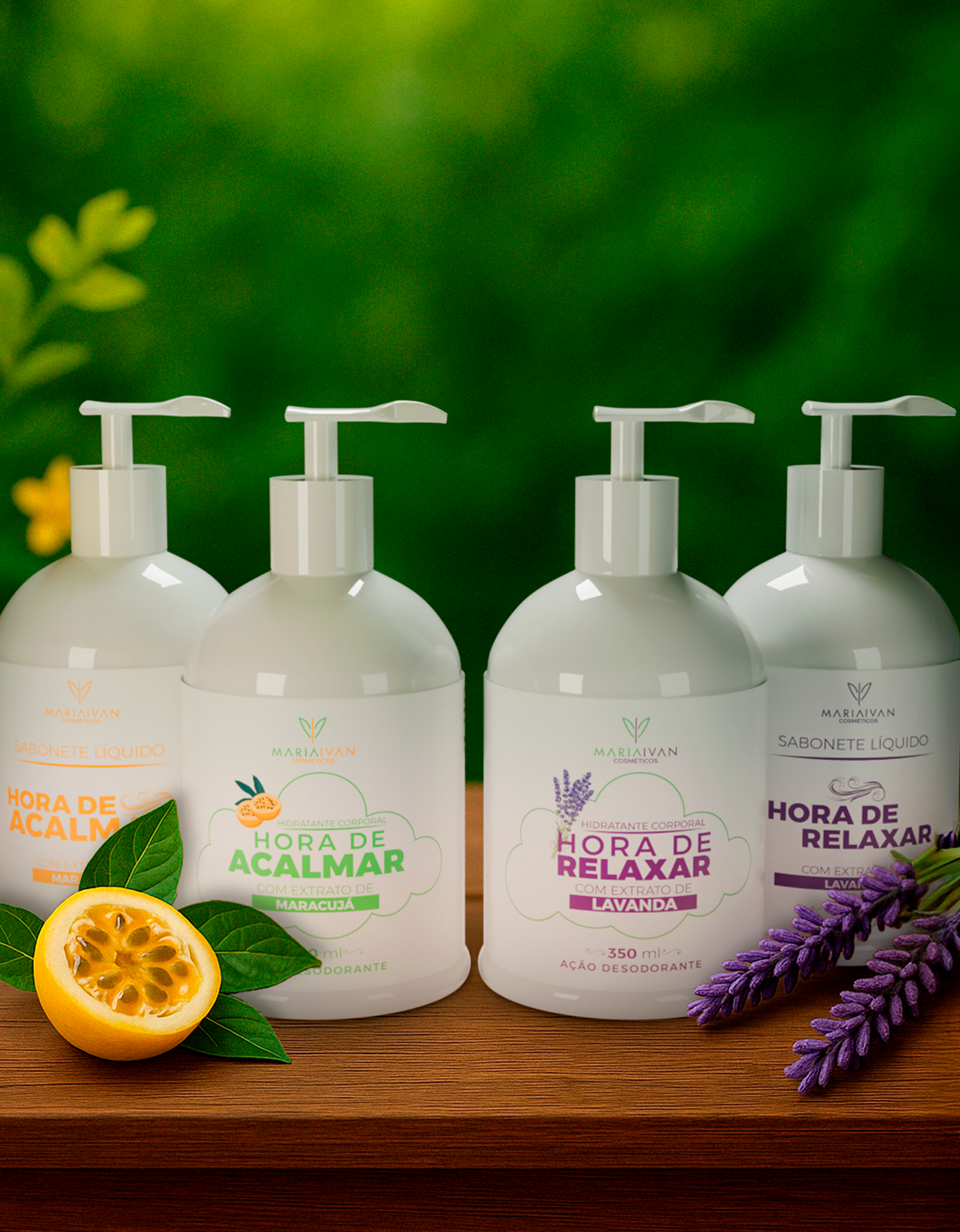 Coleção Hidratantes e Sabonetes - MariaIvan Cosméticos