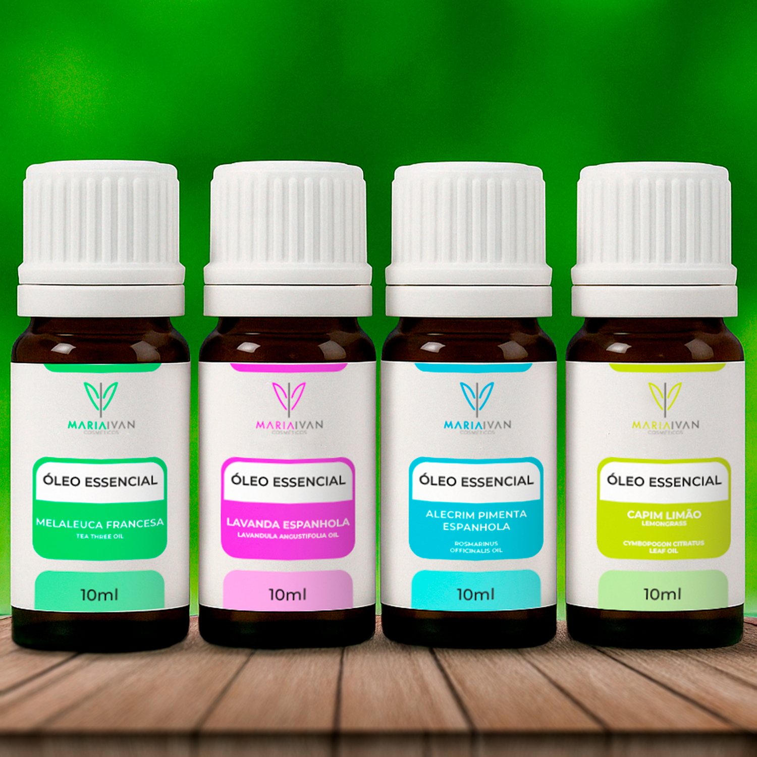 Kit Óleos Essenciais - MariaIvan Cosméticos