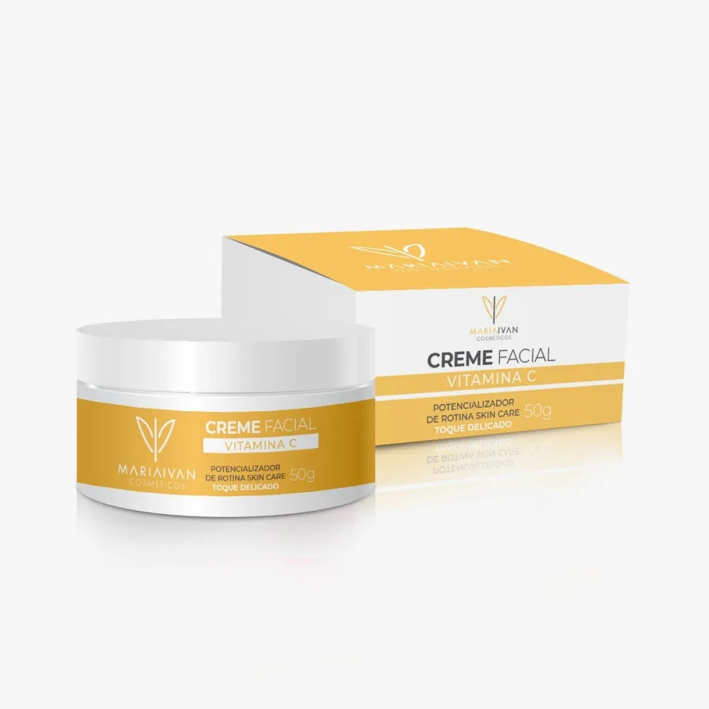 CREME FACIAL COM VITAMINA C 50g
